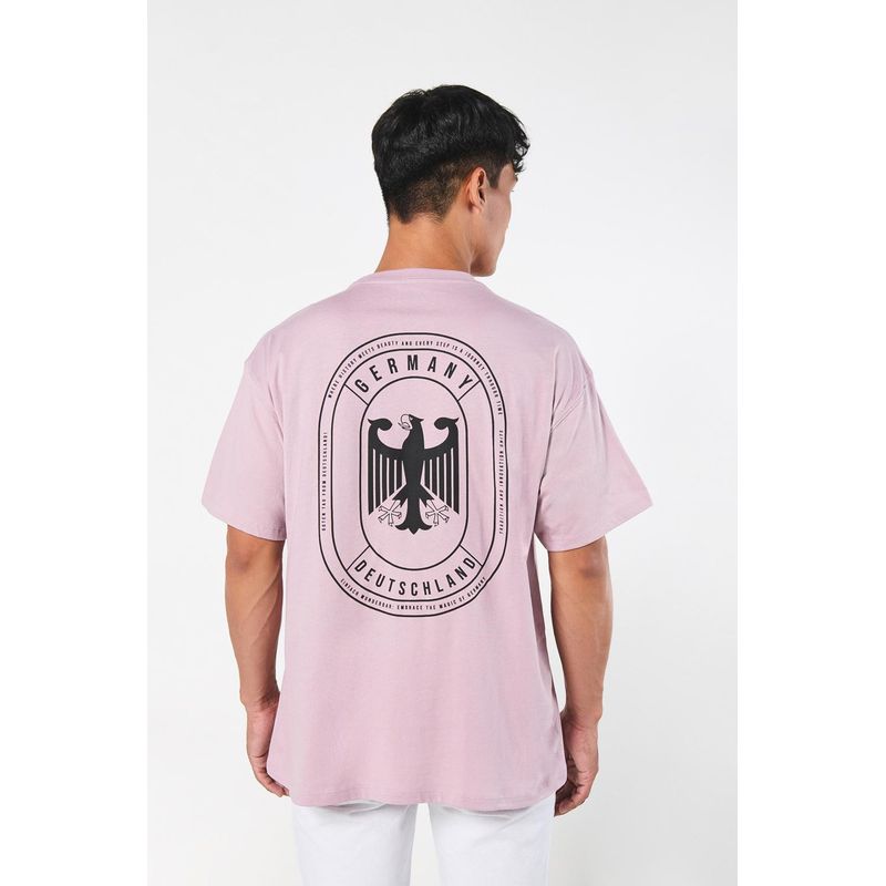 KOAJ - KOAJ Camiseta oversize para hombre manga corta con estampaci Hombre