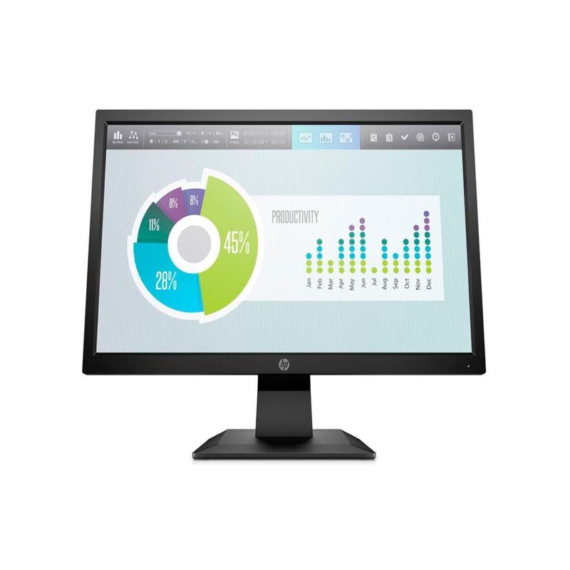 HP - Monitor HP P204v LCD 19,5" VGA, HDMI Altura Fija