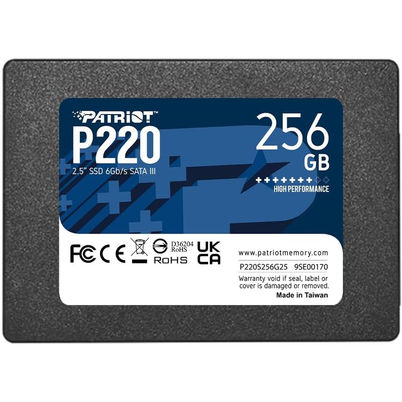 PATRIOT - Disco Soliso SSD  Patriot P220 256GB