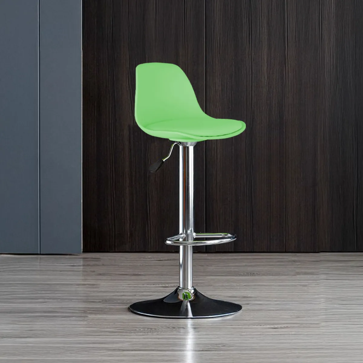 DIMATEX LEON - Silla Bar Butaco Alta Giratoria Barra Bar Cocina Reforlando Verde