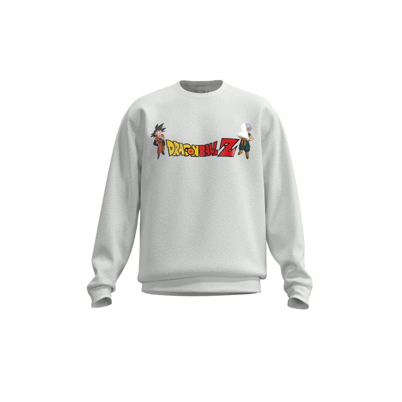 KOAJ - KOAJ Buzo unicolor con diseÃ±o de Dragon Ball Z y cuello red HOMBRE