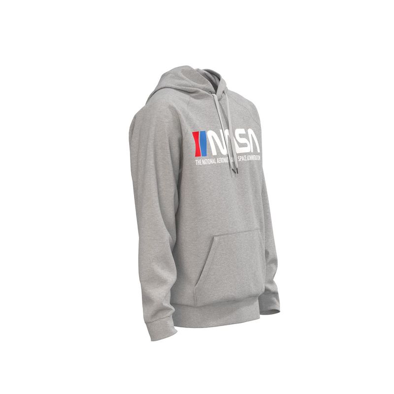 KOAJ - KOAJ Buzo unicolor oversize con capota y diseÃ±o de NASA HOMBRE