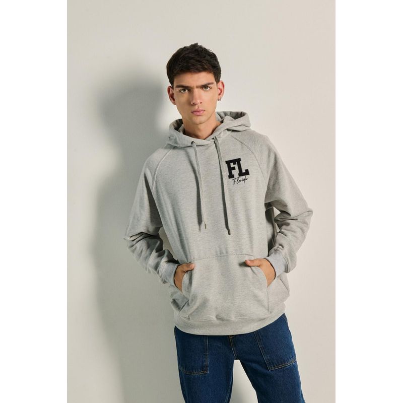 KOAJ - KOAJ Buzo capota ranglan con estampado  College. HOMBRE