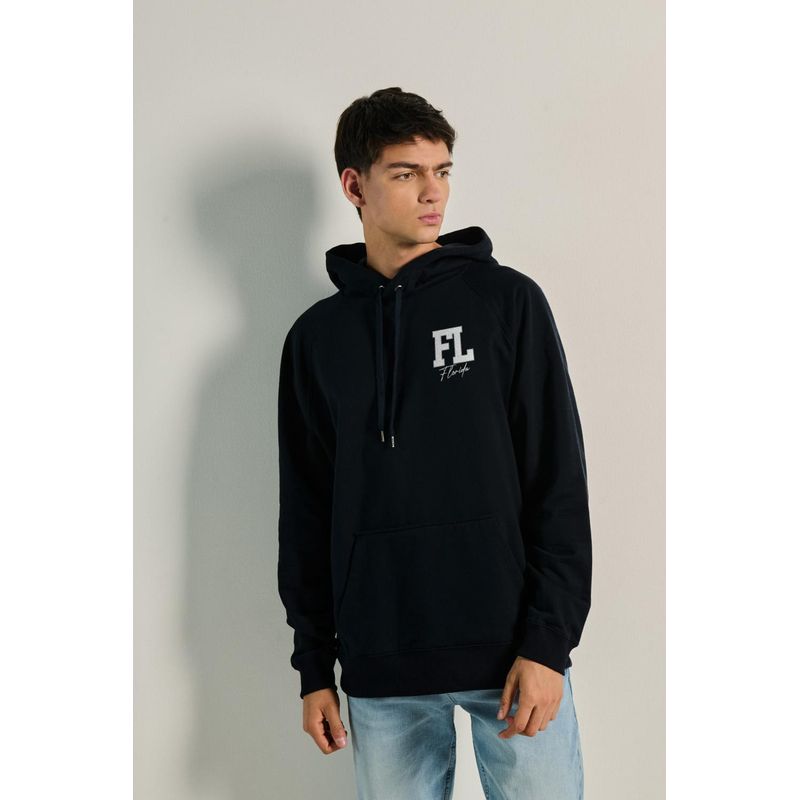 KOAJ - KOAJ Buzo capota ranglan con estampado  College. HOMBRE