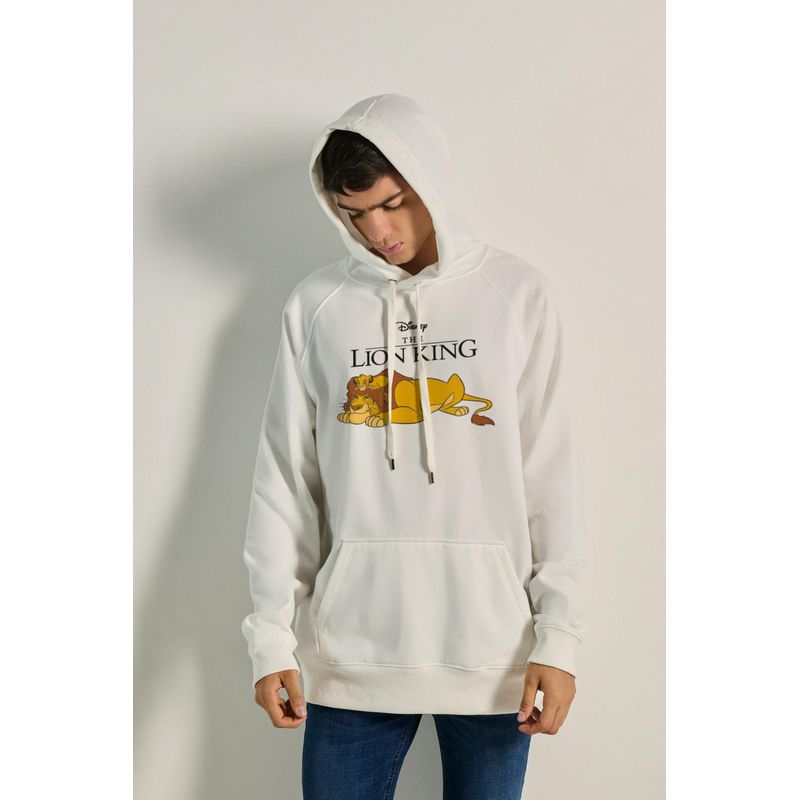 KOAJ - KOAJ Buzo capota ranglan con estampado de El Rey León HOMBRE