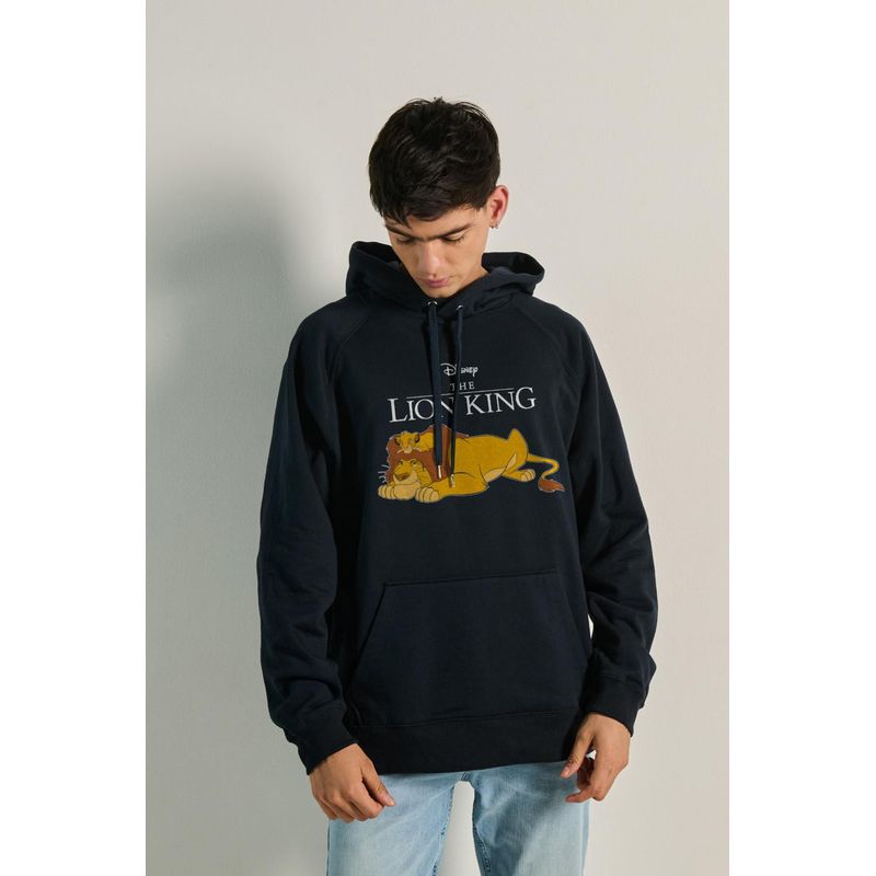 KOAJ - KOAJ Buzo capota ranglan con estampado de El Rey León HOMBRE