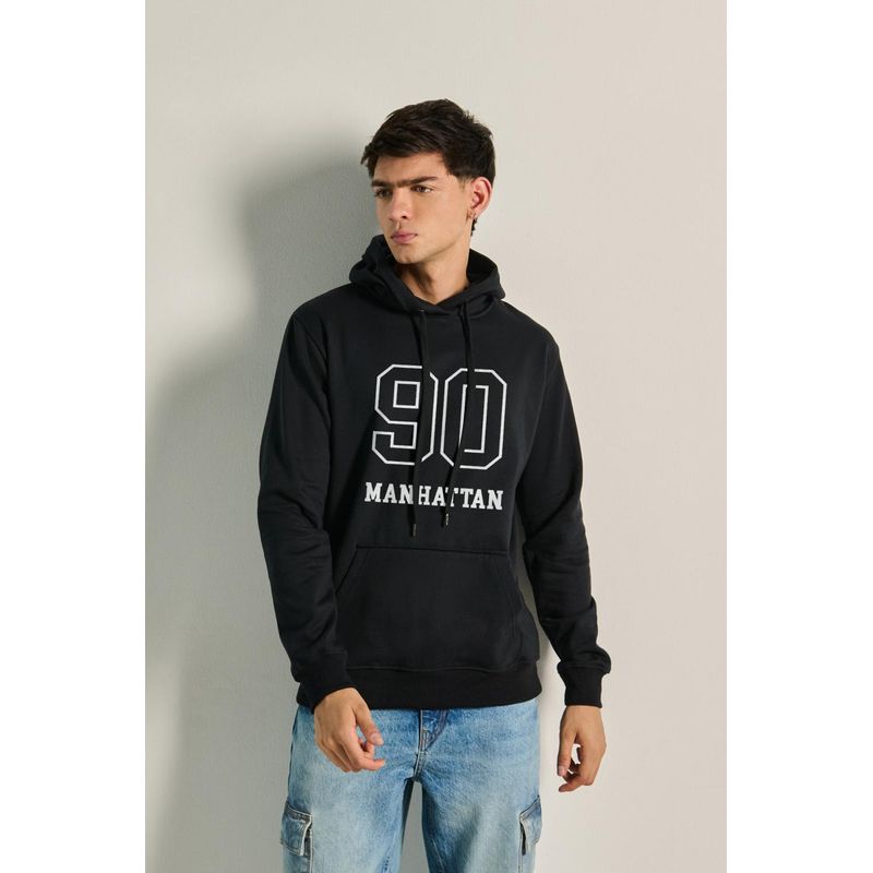 KOAJ - KOAJ Buzo capota con estampado de 90 Manhattan HOMBRE