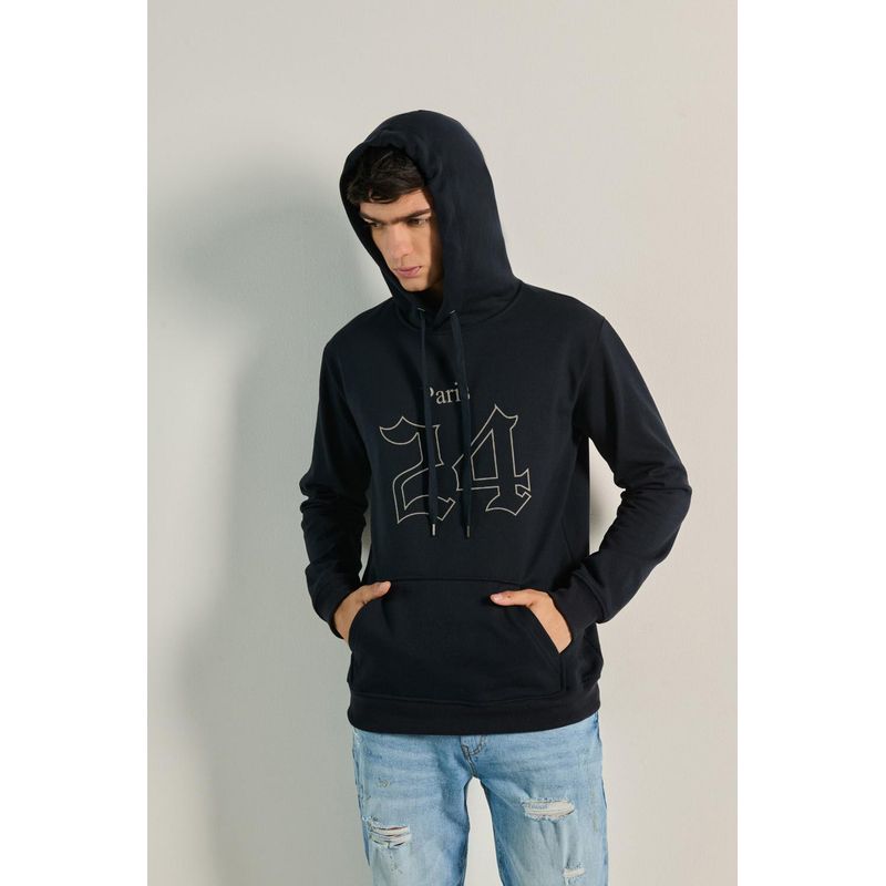 KOAJ - KOAJ Buzo capota con estampado de Paris 24 HOMBRE