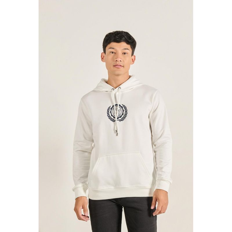 KOAJ - KOAJ Buzo unicolor con diseño college, cordón y capota HOMBRE