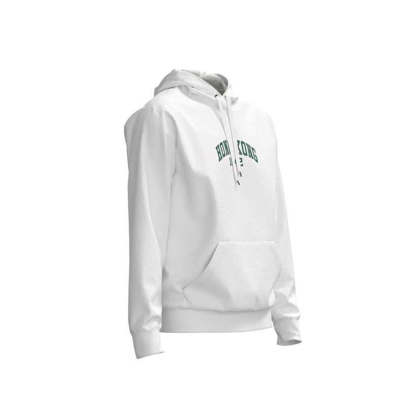 KOAJ - KOAJ Buzo unicolor con diseÃ±o college de Hong Kong y capota HOMBRE