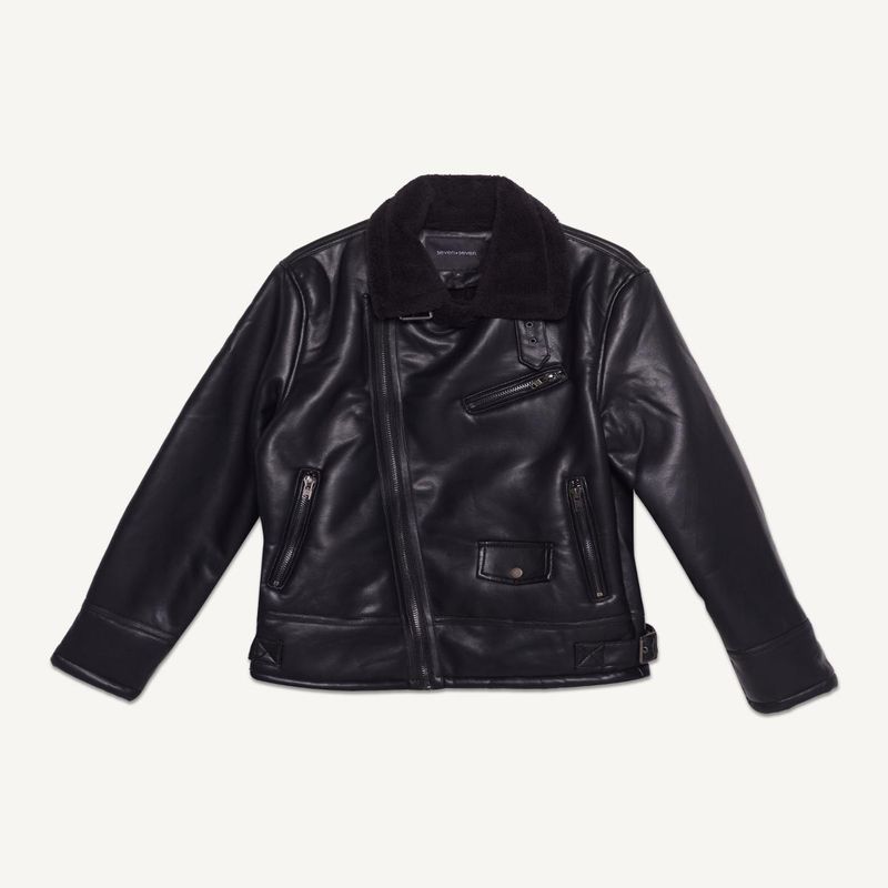SEVEN SEVEN - Chaqueta Hombre Seven  Negro 100%Poliéster 45080421-9909