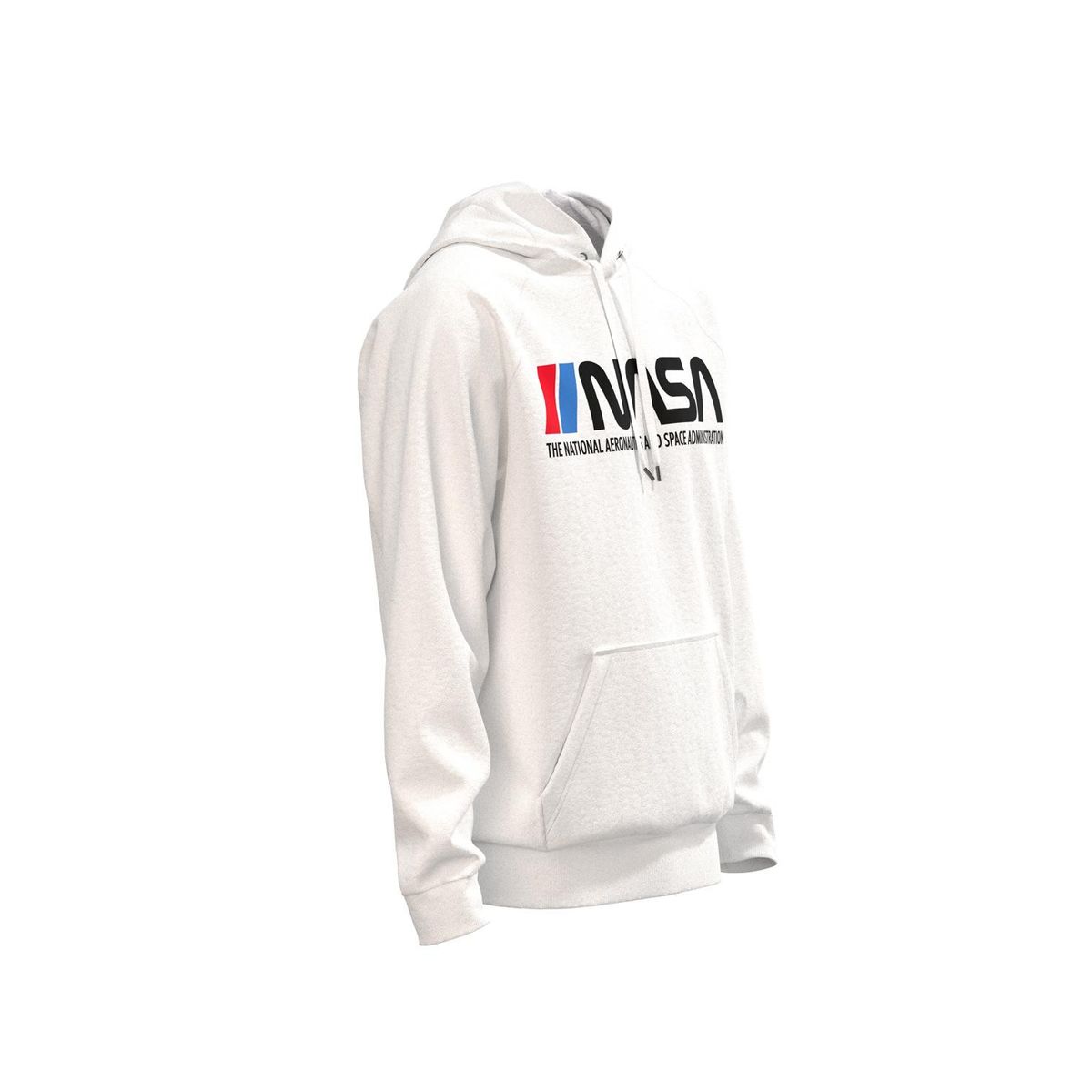 KOAJ - KOAJ Buzo unicolor oversize con capota y diseÃ±o de NASA HOMBRE