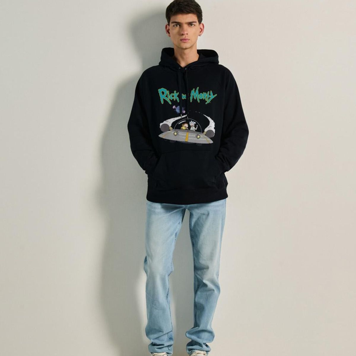 KOAJ - KOAJ Buzo con capota para hombre en tono unicolor cuenta con Hombre