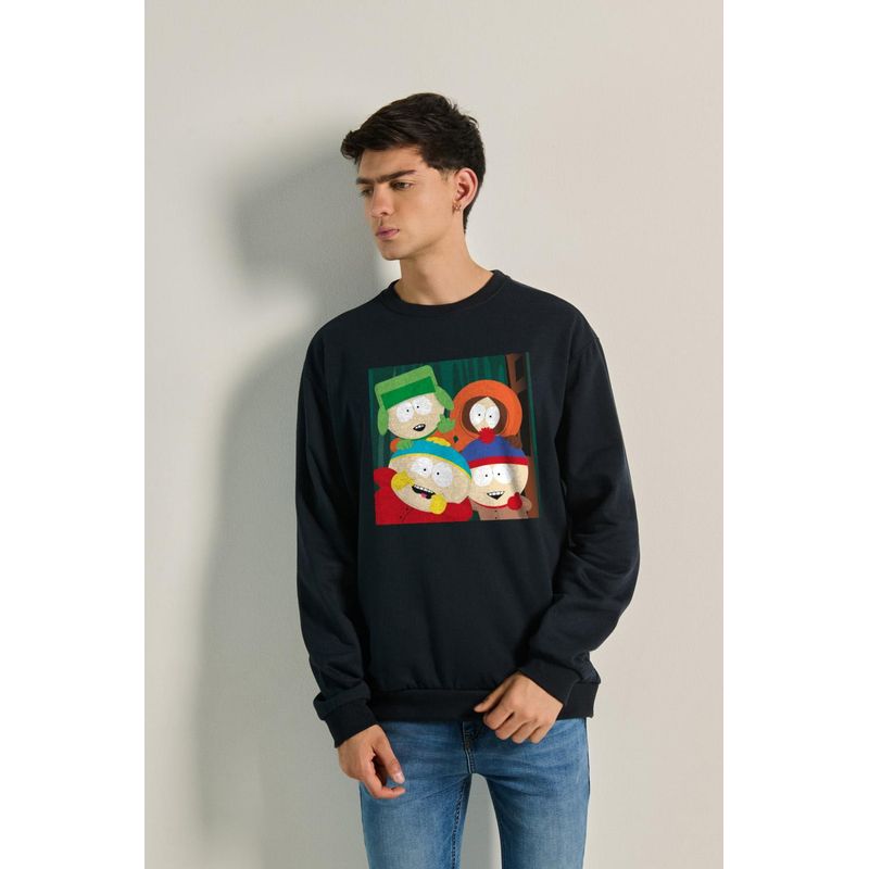 KOAJ - KOAJ Buzo cuello redondo unicolor para hombre, elaborado en  Hombre