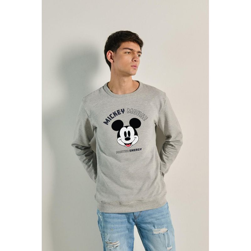 KOAJ - KOAJ Sueter cuello redondo de Mickey Mouse HOMBRE