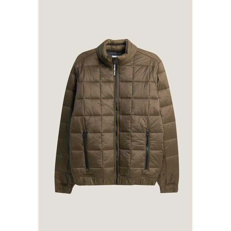 KOAJ - KOAJ Chaqueta unicolor acolchada con cuello alto y capota HOMBRE