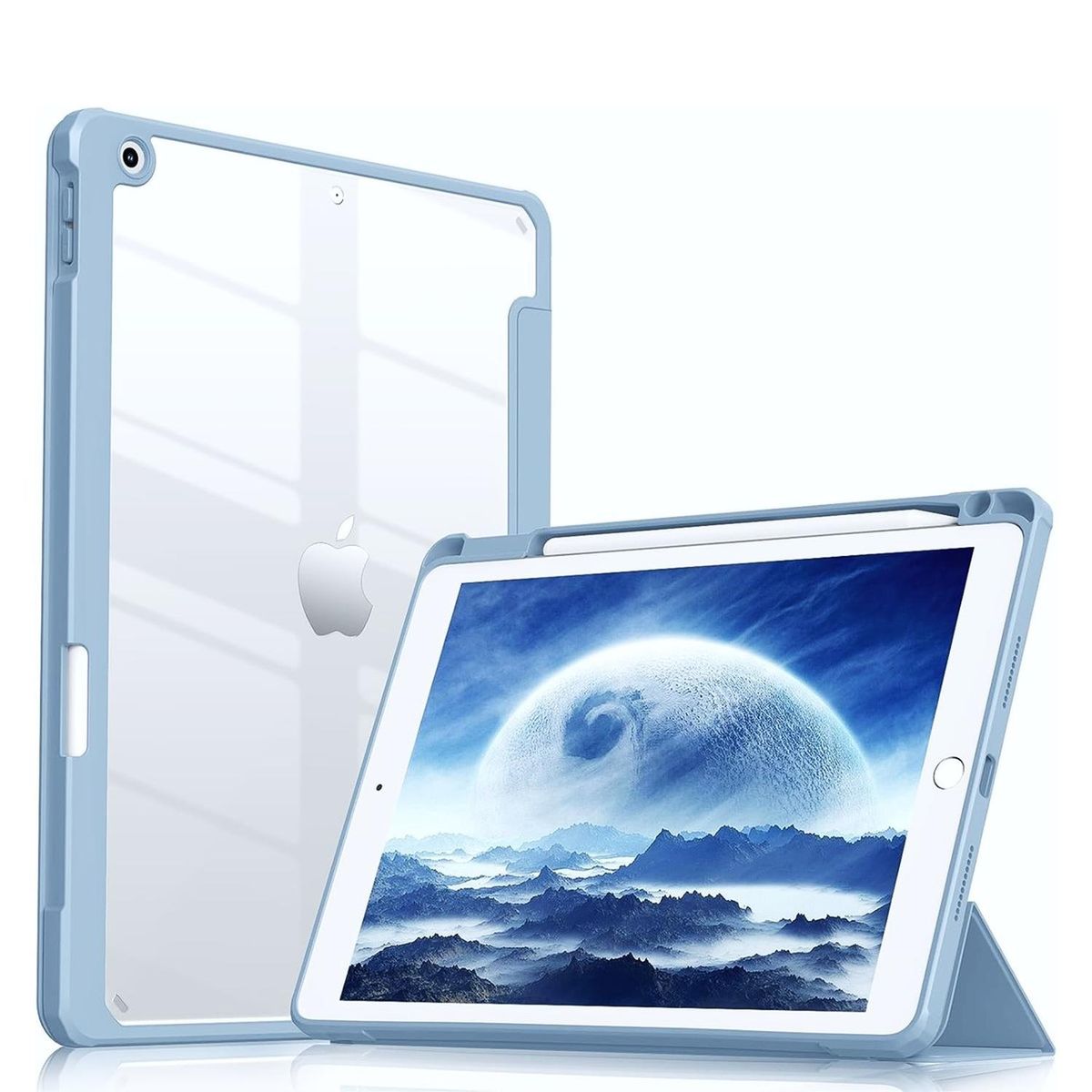 LINKON - Estuche Funda Smart Case Con Espacio De Lápiz - Azul cielo - 10.2