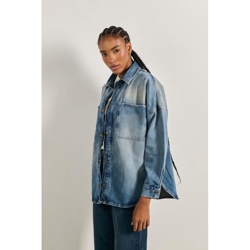 KOAJ - KOAJ CHAQUETA JEAN OVERSIZE MUJER