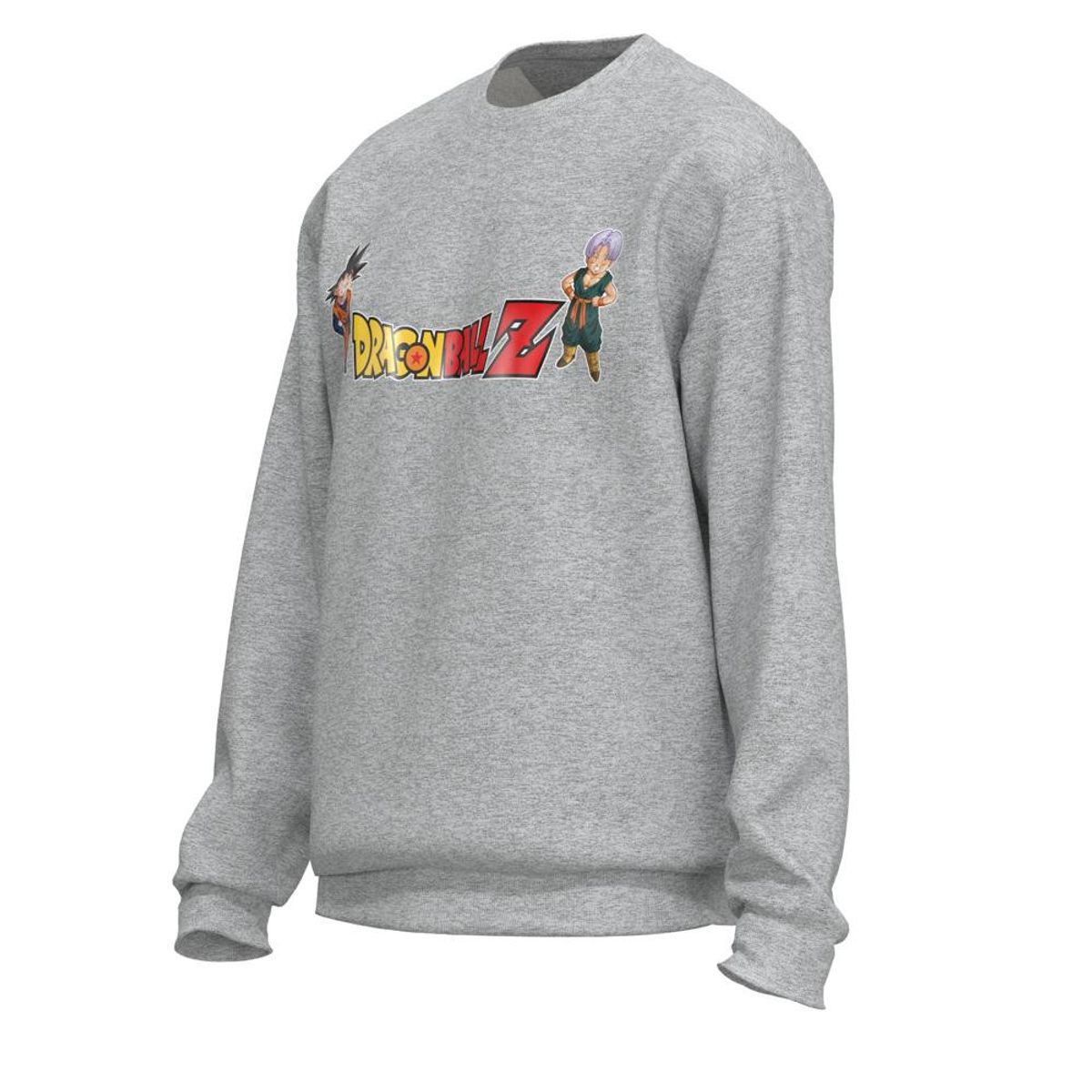 KOAJ - KOAJ Buzo unicolor con diseÃ±o de Dragon Ball Z y cuello red HOMBRE