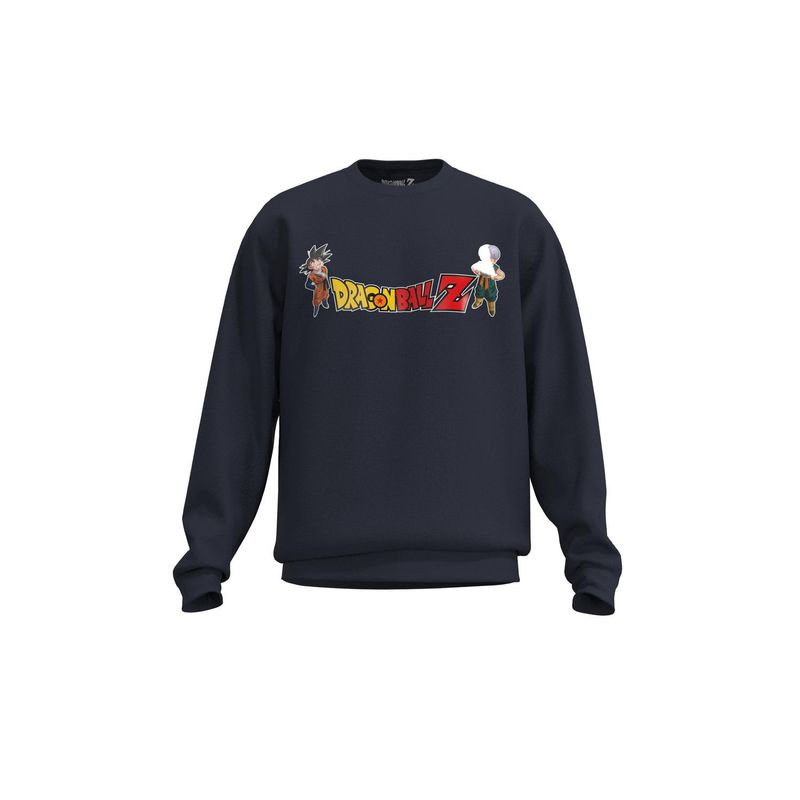 KOAJ - KOAJ Buzo unicolor con diseÃ±o de Dragon Ball Z y cuello red HOMBRE