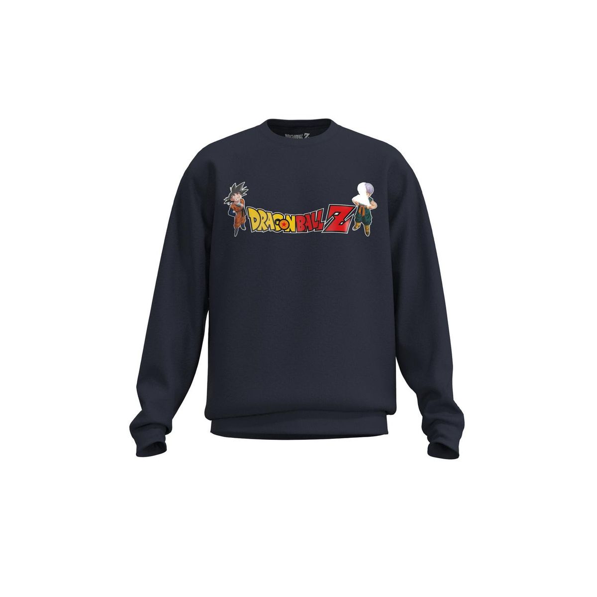 KOAJ - KOAJ Buzo unicolor con diseÃ±o de Dragon Ball Z y cuello red HOMBRE