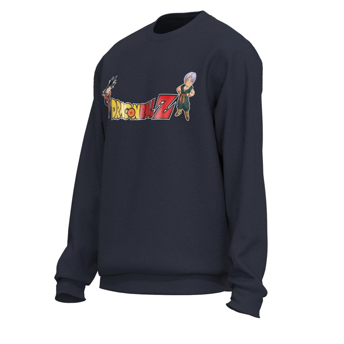 KOAJ - KOAJ Buzo unicolor con diseÃ±o de Dragon Ball Z y cuello red HOMBRE