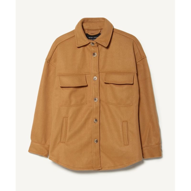SEVEN SEVEN - Chaqueta Para Mujer  Color Camel Marca Seven Seven #28080873