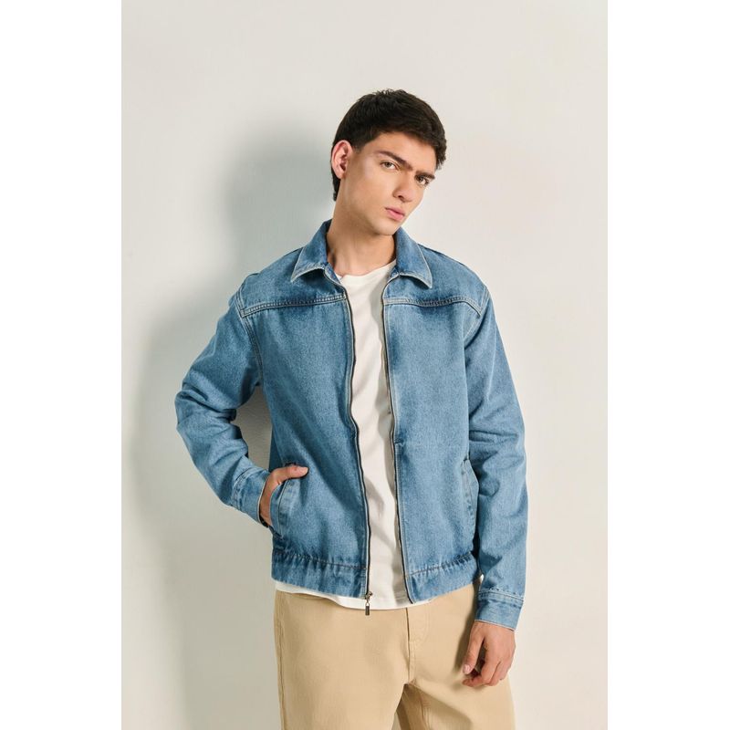 KOAJ - KOAJ Chaqueta de jean para hombre en tono azul clara, confecci HOMBRE