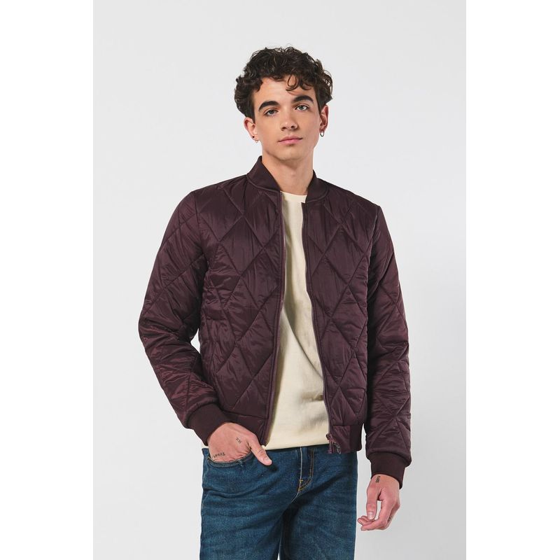 KOAJ - KOAJ Chaqueta Bomber acolchada en rombo. Modelo de corte relaj HOMBRE