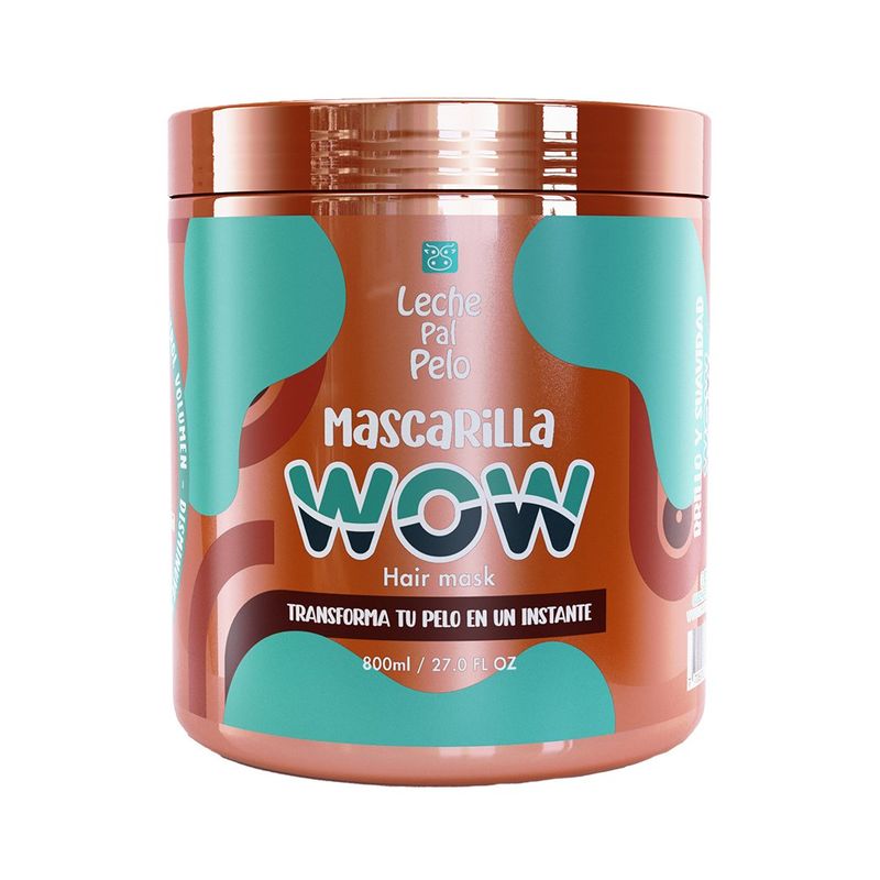 LECHE PAL PELO - Mascarilla wow leche pal pelo 800ml