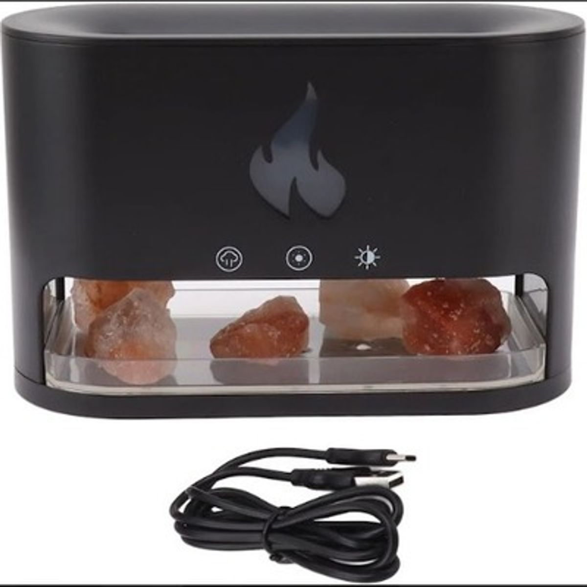 HUMIDEX - Humidificador Aromatizador Difusor Purificador Con Piedras De Sal Del Himalaya