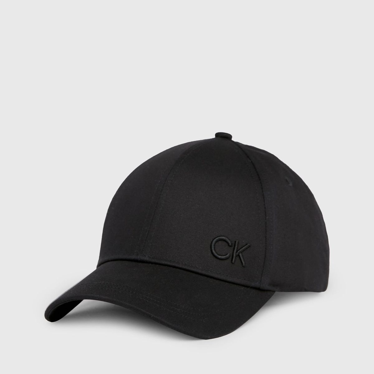 CALVIN KLEIN - Gorra negra con monograma bordado Calvin Klein