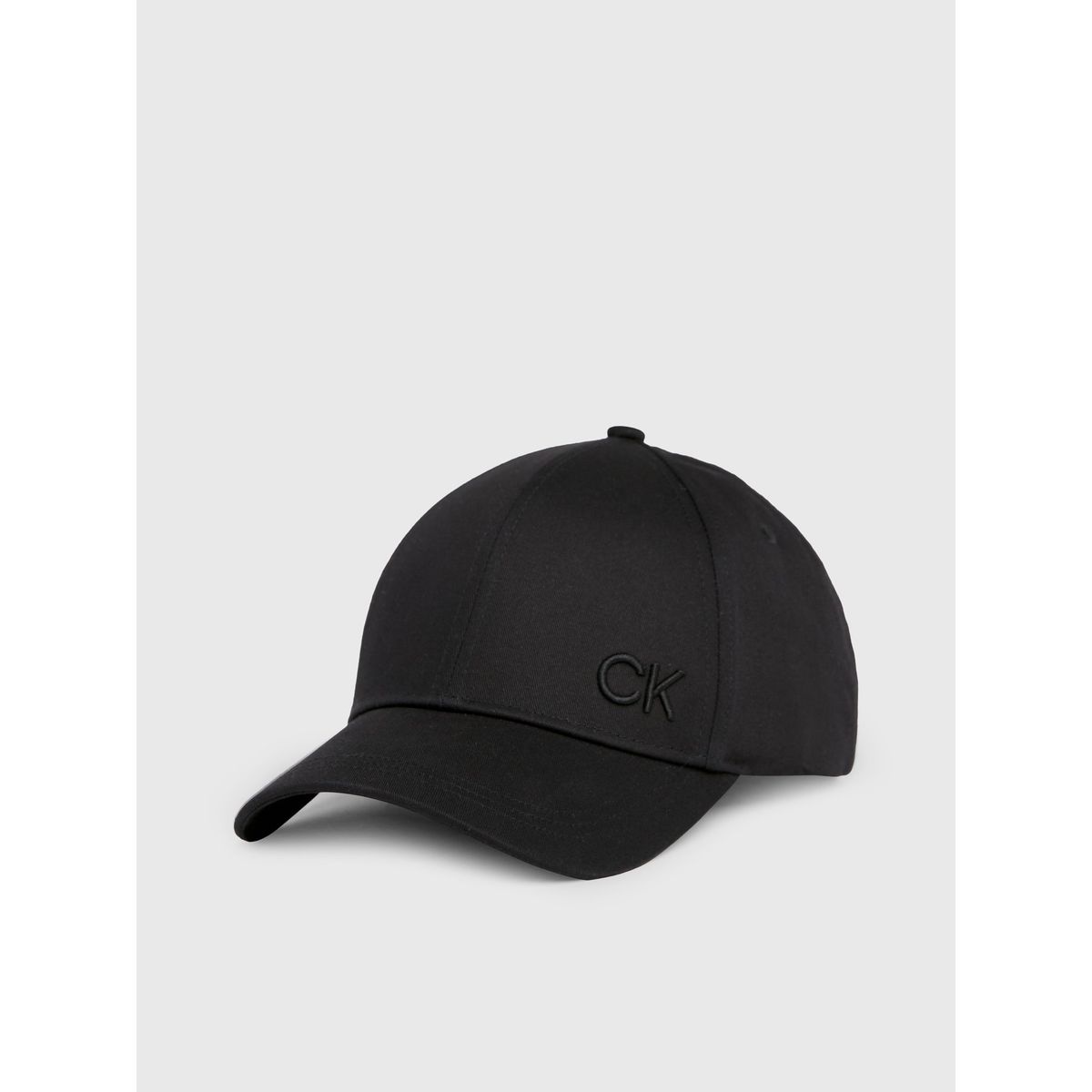 CALVIN KLEIN - Gorra negra con monograma bordado Calvin Klein