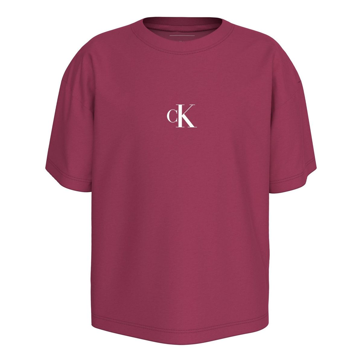 CALVIN KLEIN - Camiseta Niña Morado Boxy De Algodón Calvin Klein