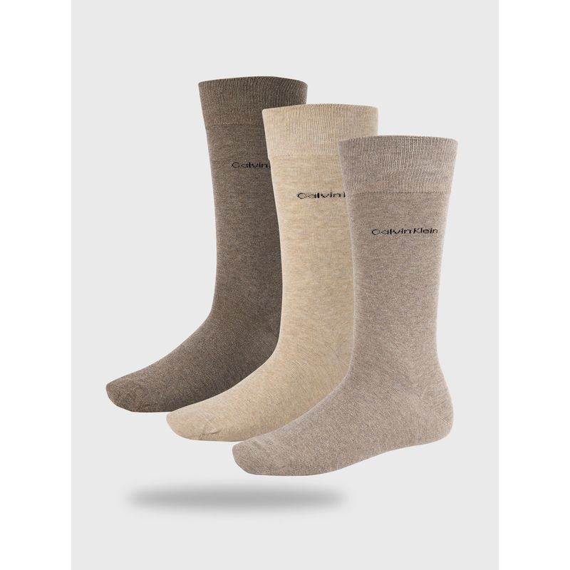 CALVIN KLEIN - Pack multicolor de 3 medias lisos Calvin Klein