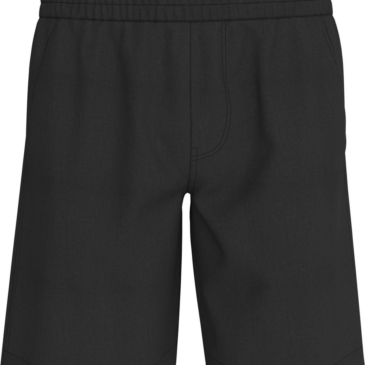 CALVIN KLEIN - Bermuda Negra De Lino Para Hombre Calvin Klein