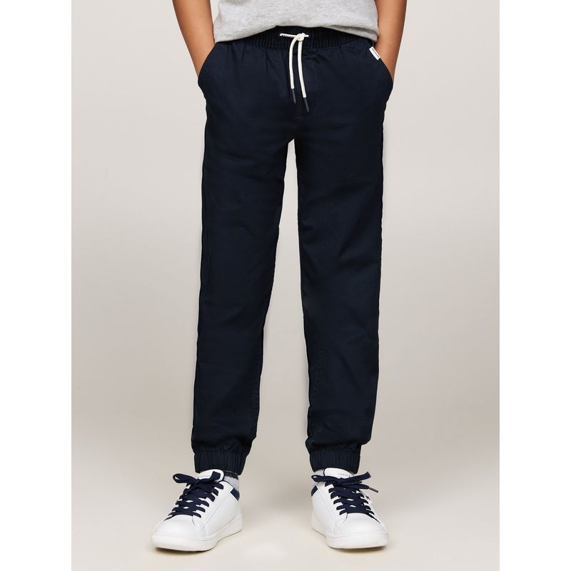 TOMMY HILFIGER - Jogger Azul Niño Con Logo Monotipo En Los Cordones Tommy Hilfiger