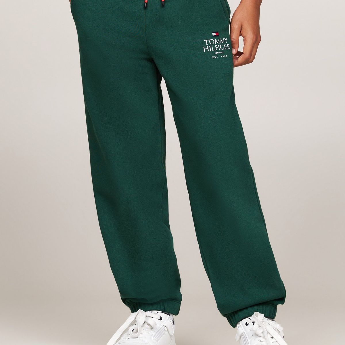 TOMMY HILFIGER - Joggers Verde Niño Verde Con Logo Gráfico Tommy Hilfiger