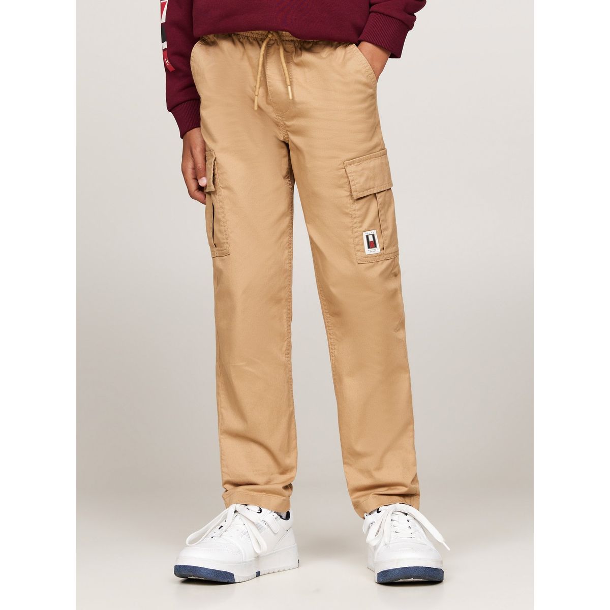TOMMY HILFIGER - Pantalón Niño Beige Cargo Pull On Tommy Hilfiger