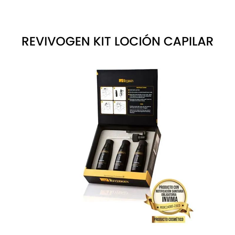 TV NOVEDADES - Loción Capilar Que Fortalece Y Previene La Caída Revivogen Md Kit