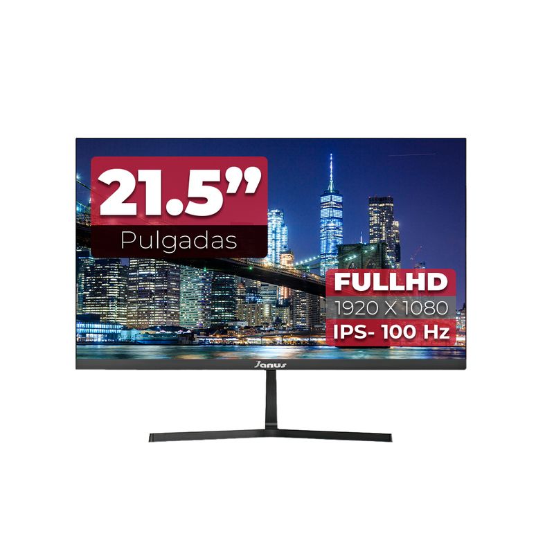 JANUS - Monitor 22 Pulgadas IPS  Full HD  100Hz + Altavoces Incorporados