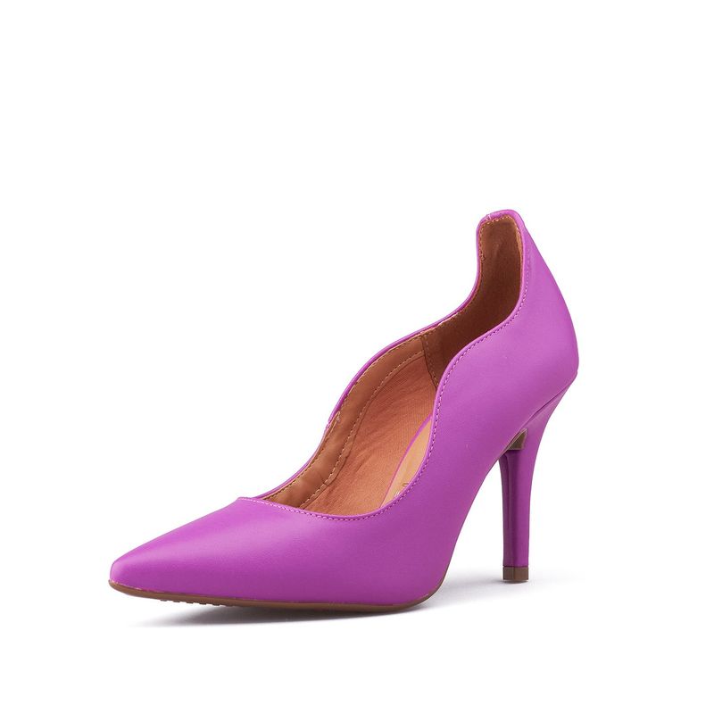 VIZZANO - Tacón Alto Morado Onda Vizzano