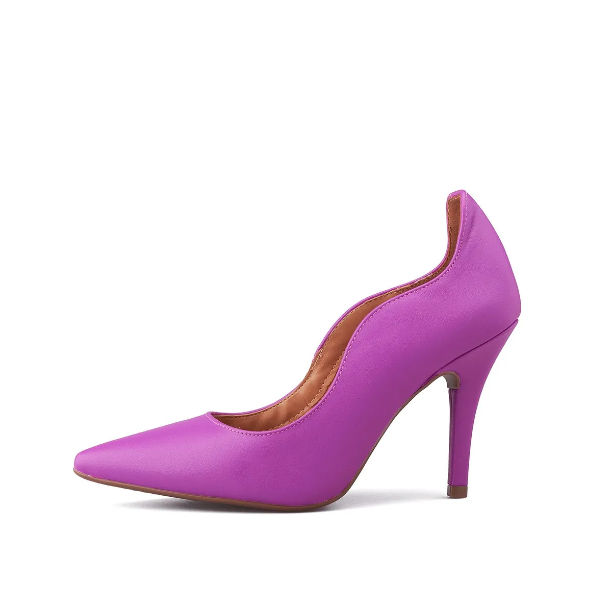 VIZZANO - Tacón Alto Morado Onda Vizzano
