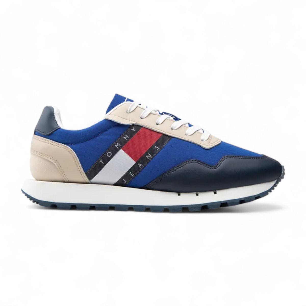 TOMMY HILFIGER - Zapatilla Hombre Tommy Hilfiger Retro M01014 Azul