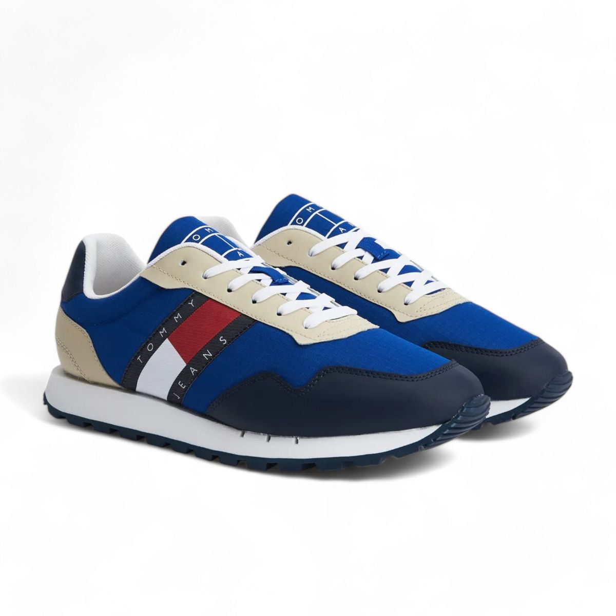 TOMMY HILFIGER - Zapatilla Hombre Tommy Hilfiger Retro M01014 Azul