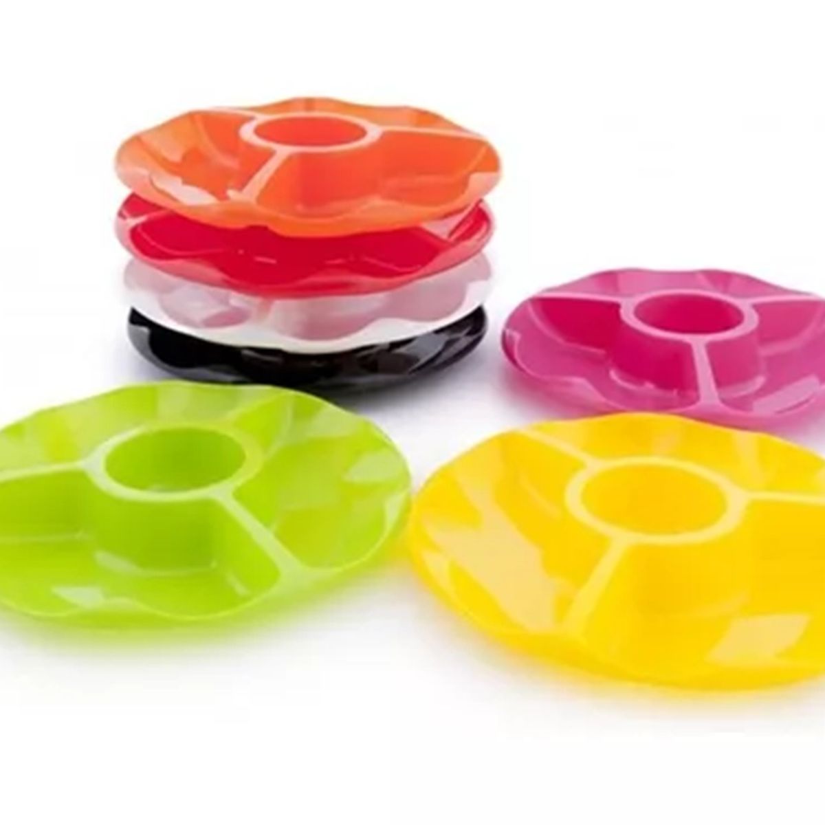 GENERICO - Bandeja Pasabocas Cerámica Nachos Plato Fiestas Eventos