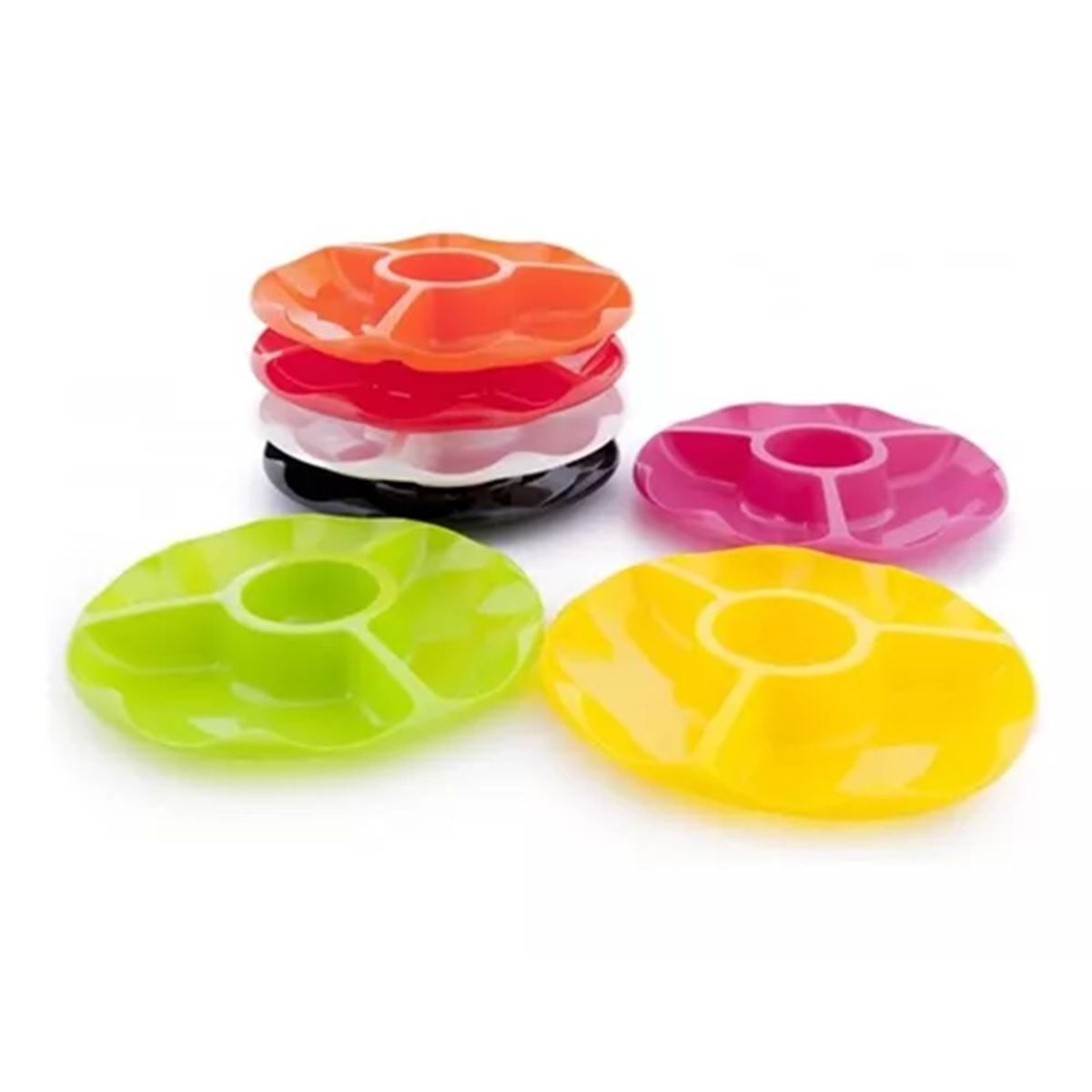 GENERICO - Bandeja Pasabocas Cerámica Nachos Plato Fiestas Eventos