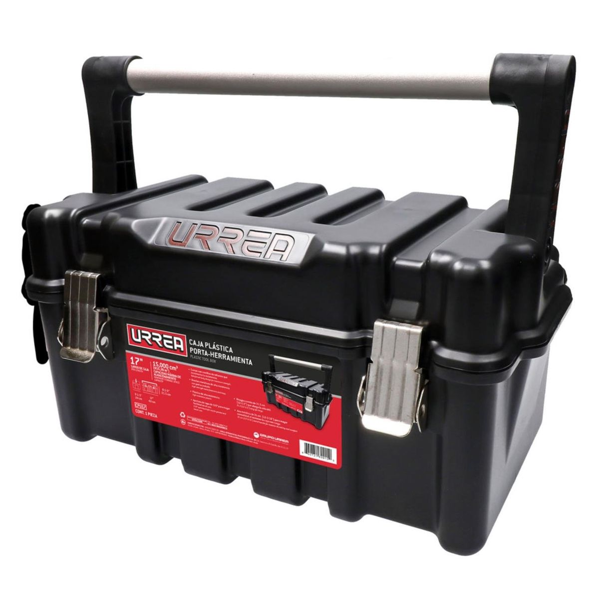 URREA - Caja De Herramientas De 17 Uso Pesado Urrea Color Negro
