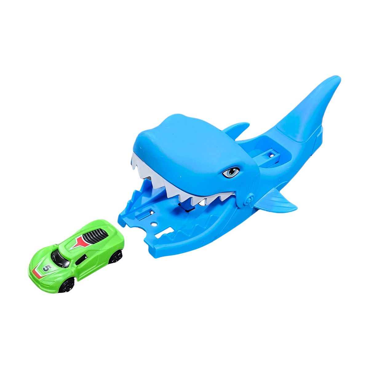 LOOMPA - Juguete Carro Lanzador Con Pista Color tiburon