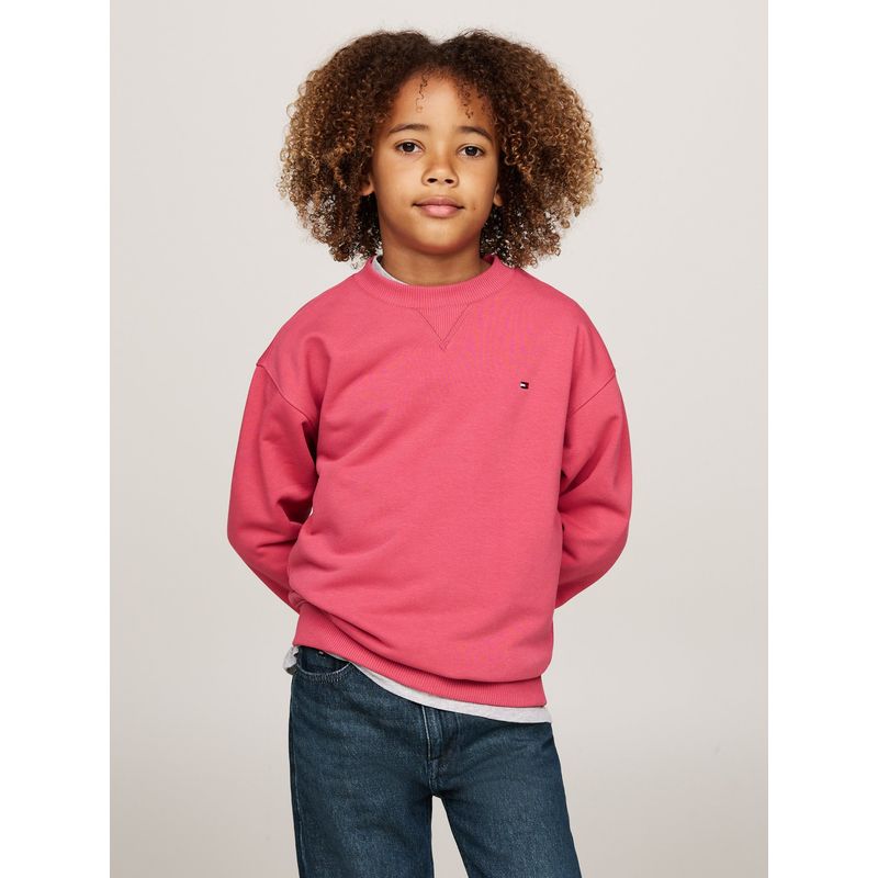 TOMMY HILFIGER - Saco Rosa Timeless Con Logo Para Niño Tommy Hilfiger